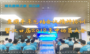 &ldquo;集團半年總結(jié)重要會議精神&rdquo;轉(zhuǎn)訓(xùn)暨2018年年中動員大會